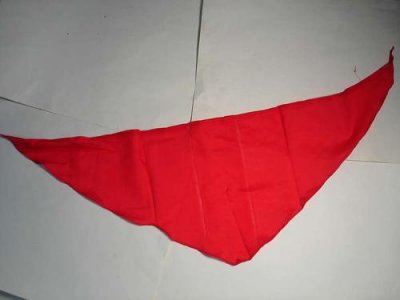 ​红领巾是什么形状?（红领巾展开是什么形状的）
