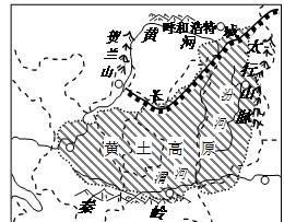 黄土高原的位置与范围及地貌特点