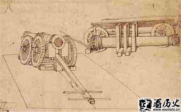 达芬奇火炮设计图