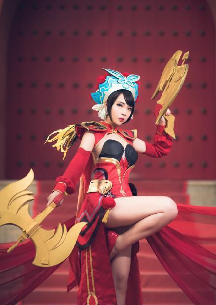 小清新的《王者荣耀》虞姬COSPLAY，你给几分？