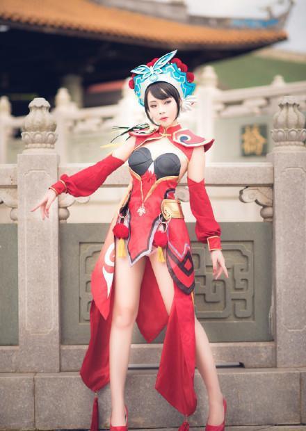 小清新的《王者荣耀》虞姬COSPLAY，你给几分？