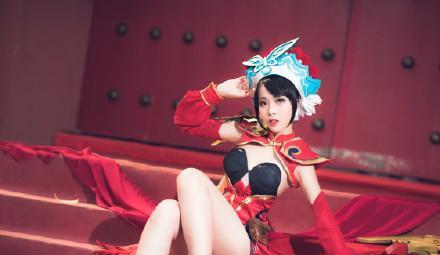 小清新的《王者荣耀》虞姬COSPLAY，你给几分？