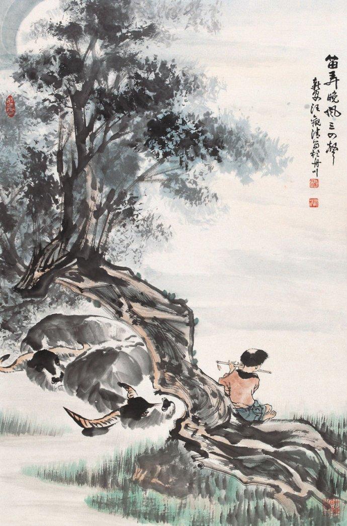 从连环画到中国画！国画名家汪观清人物画作品欣赏！